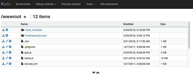 Azure Web App 使用 Zip 進行部署
